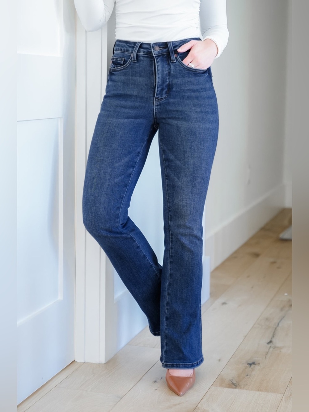 NWT Judy Blue Meant for You Multi Inseam Tummy Control Bootcut Jeans Size 16W